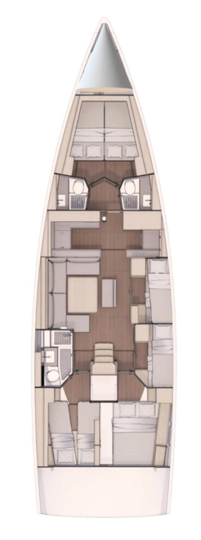 Dufour Dufour 530 te huur van particulier of professional in Trogir