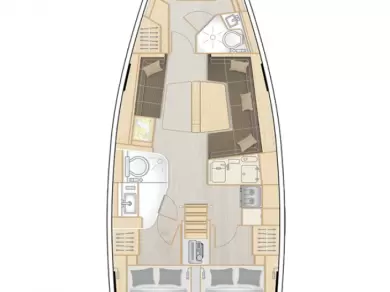 Huur een Hanse Hanse 418 in Trogir