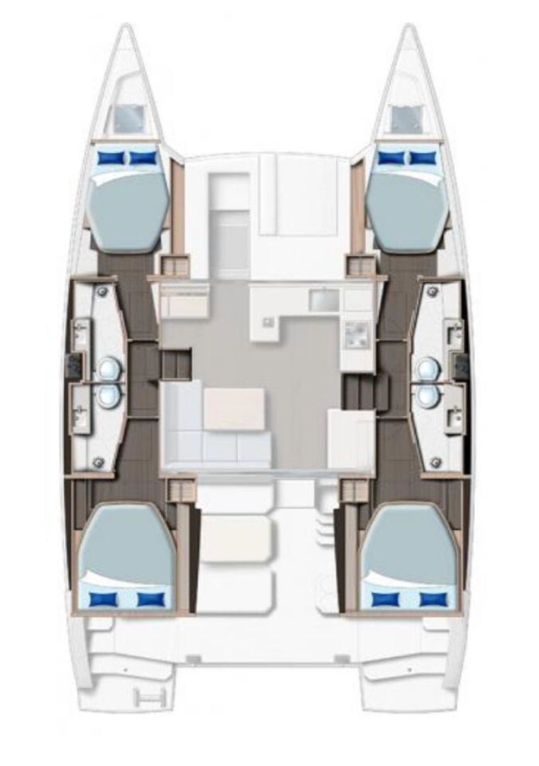 Verhuur Catamaran in Cannigione - Leopard Catamarans / Robertson & Caine Leopard 42 - 4 cab.