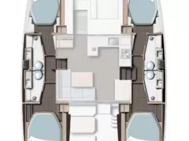 Verhuur Catamaran in Cannigione - Leopard Catamarans / Robertson & Caine Leopard 42 - 4 cab.