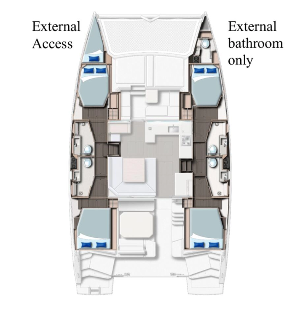 Leopard Catamarans / Robertson & Caine Leopard 45 te huur van particulier of professional in Procida