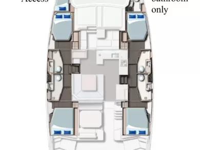 Leopard Catamarans / Robertson & Caine Leopard 45 te huur van particulier of professional in Procida