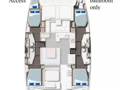 Verhuur Catamaran in Furnari - Leopard Catamarans / Robertson & Caine Leopard 45