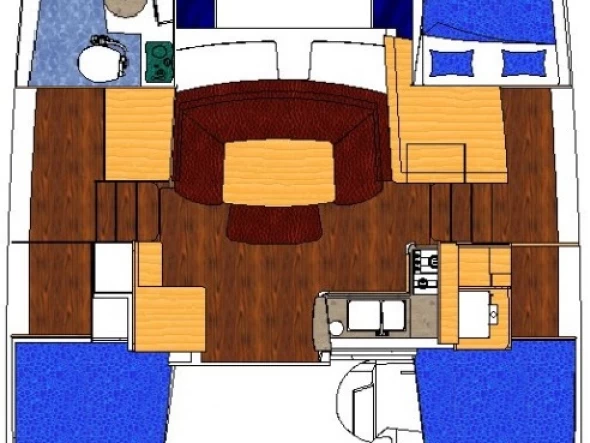 Bootverhuur Baie Taiohae goedkoop Mahe 36 Evolution