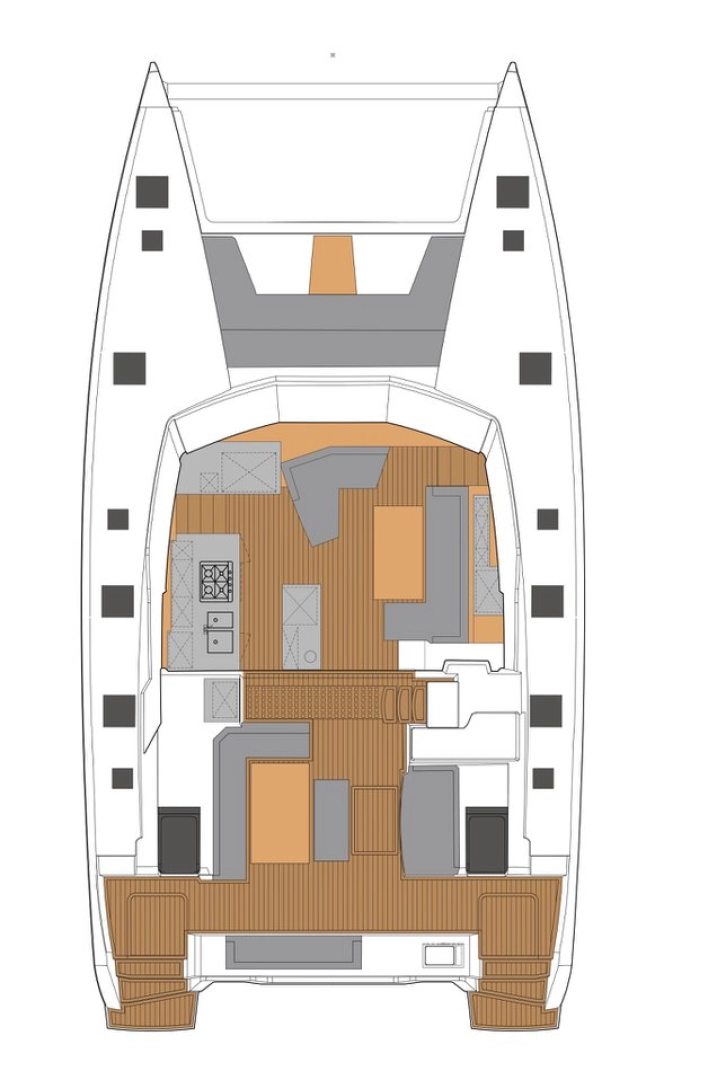 Bootverhuur Fountaine Pajot Aura 51 in Sant Antoni de Portmany via SamBoat