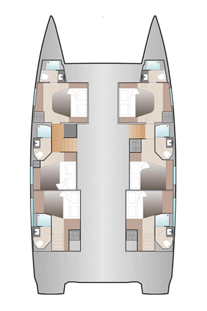 Verhuur Catamaran Fountaine Pajot met vaarbewijs