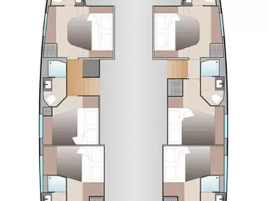 Verhuur Catamaran Fountaine Pajot met vaarbewijs