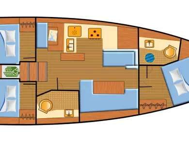 Bootverhuur Jeanneau Sun Odyssey 410 in Rogoznica via SamBoat