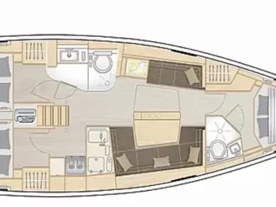 Huur Zeilboot met of zonder schipper Hanse in Lefkáda