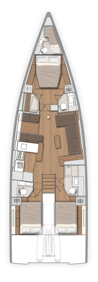 Verhuur Zeilboot Bénéteau met vaarbewijs