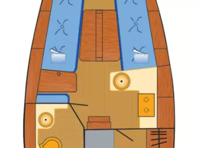 Huur Zeilboot met of zonder schipper Hanse in Barth