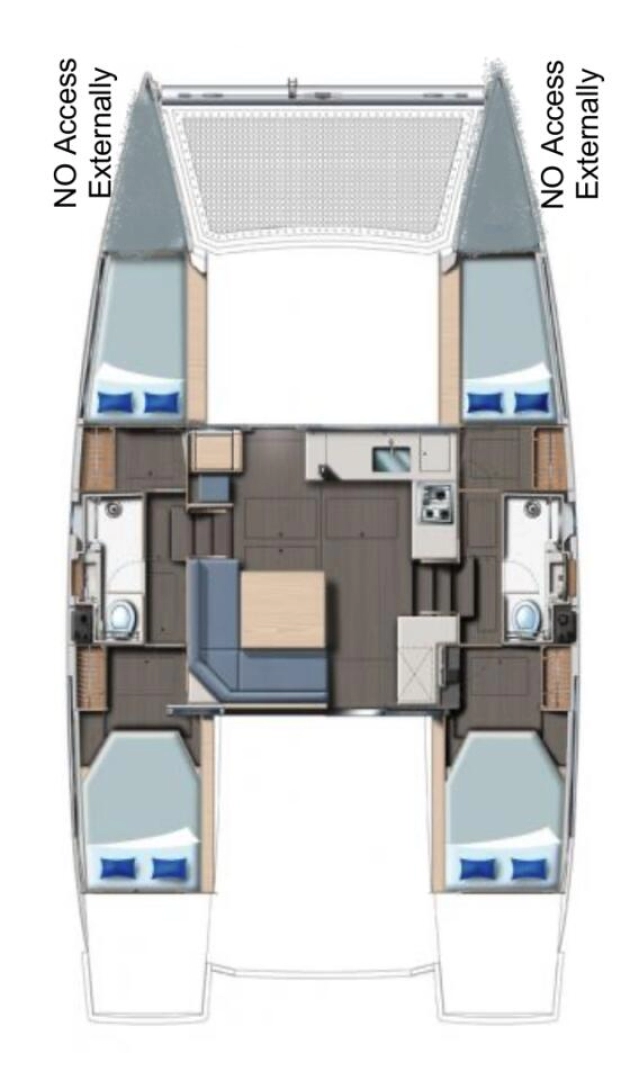 Verhuur Catamaran in Furnari - Leopard Catamarans / Robertson & Caine Leopard 40