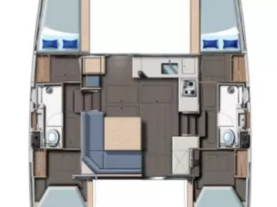 Verhuur Catamaran in Furnari - Leopard Catamarans / Robertson & Caine Leopard 40