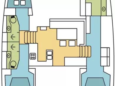 Verhuur Catamaran in Parham Town - Lagoon Lagoon 450 Sport Top