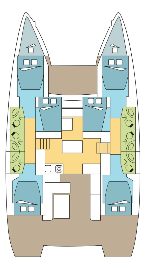 Lagoon Lagoon 50 te huur van particulier of professional in Parham Town