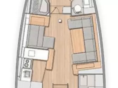 Bénéteau Oceanis 54 te huur van particulier of professional in Kaštela