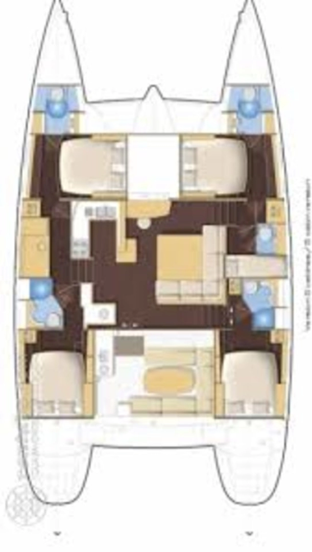 Verhuur Catamaran Lagoon met vaarbewijs