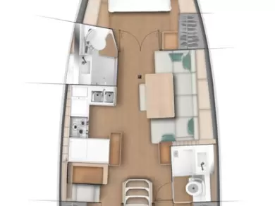 Huur een Jeanneau Sun Odyssey 440 in Biograd na Moru