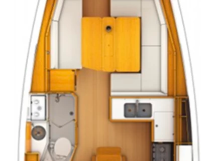 Huur een Jeanneau Sun Odyssey 389 in Gouviá