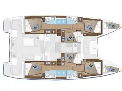 Verhuur Catamaran in Road Town - Lagoon Lagoon 50