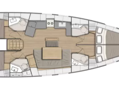 Verhuur Zeilboot in Kos - Bénéteau Oceanis 46.1