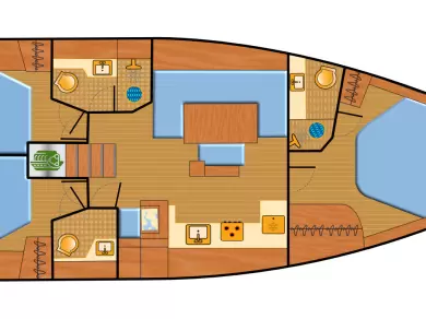 Verhuur Zeilboot Hanse met vaarbewijs