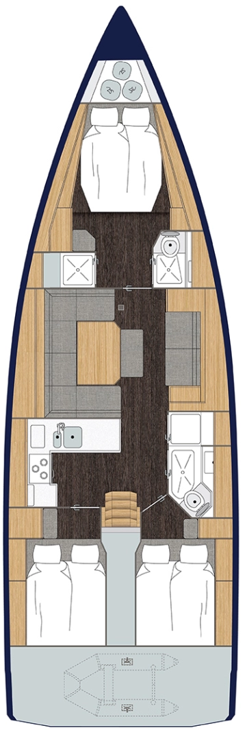 Huur Zeilboot met of zonder schipper Bavaria in Punat