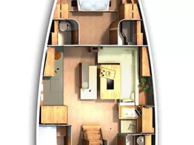 Verhuur Zeilboot Hanse met vaarbewijs