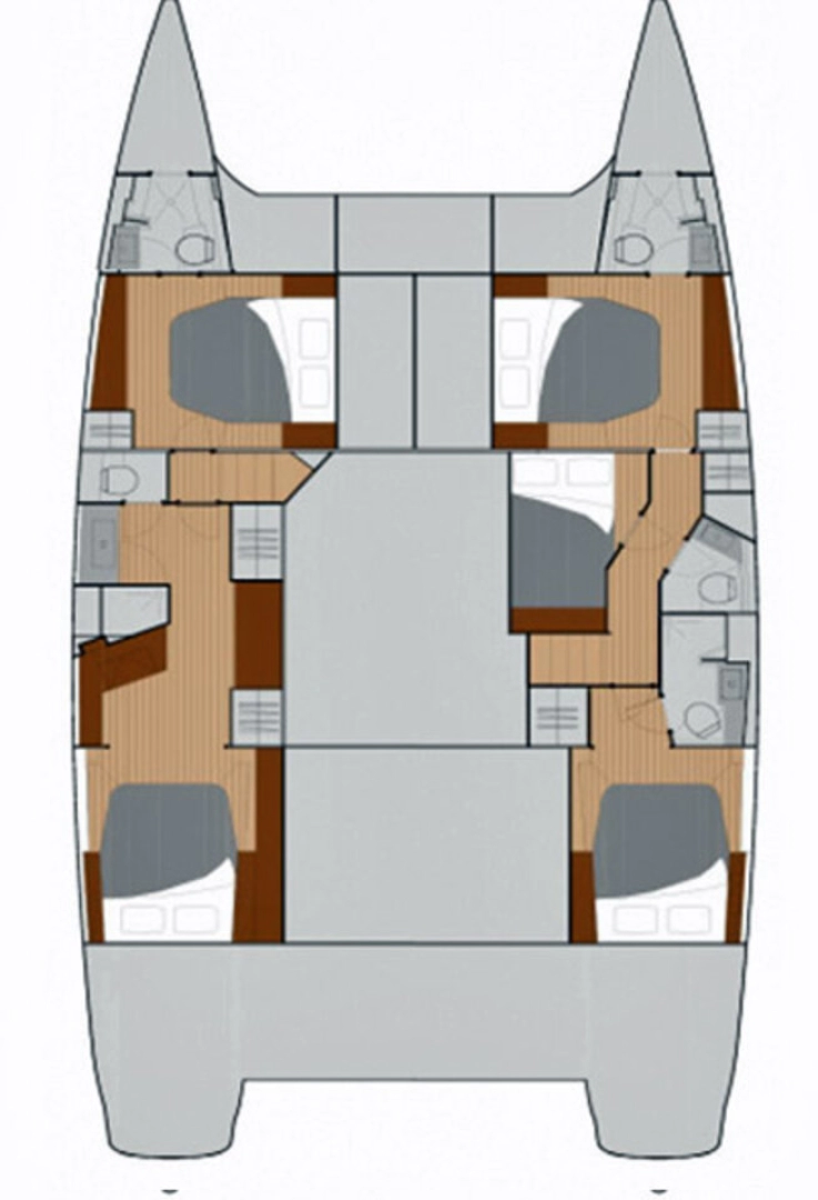 Verhuur Catamaran Fountaine Pajot met vaarbewijs