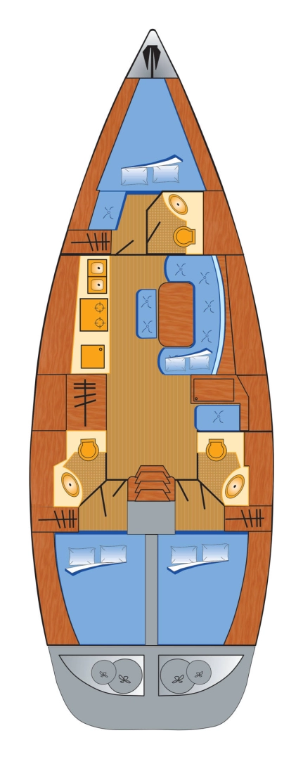 Jachthuur in Heiligenhafen - Bénéteau Cyclades 43.3 via SamBoat