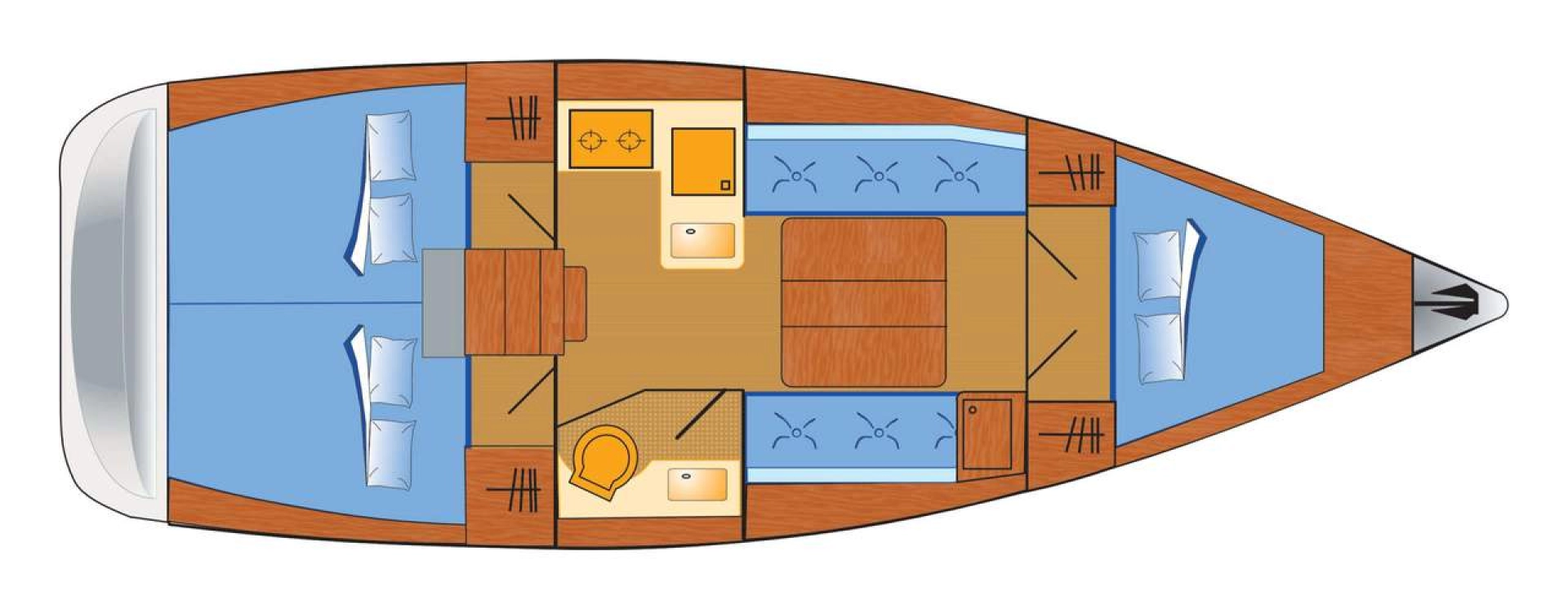 Verhuur Zeilboot in Flensburg - Dufour Dufour 350 Grand Large
