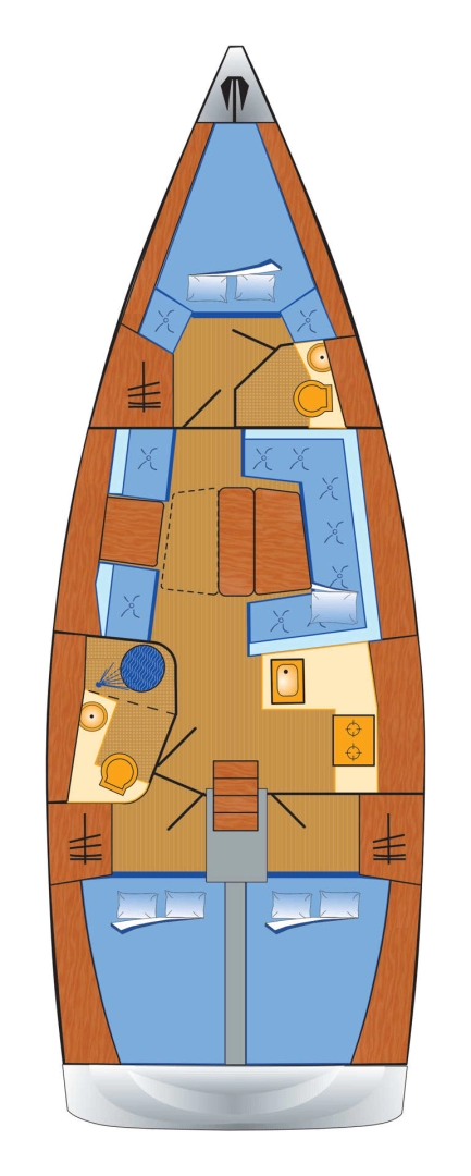 Verhuur Zeilboot Hanse met vaarbewijs