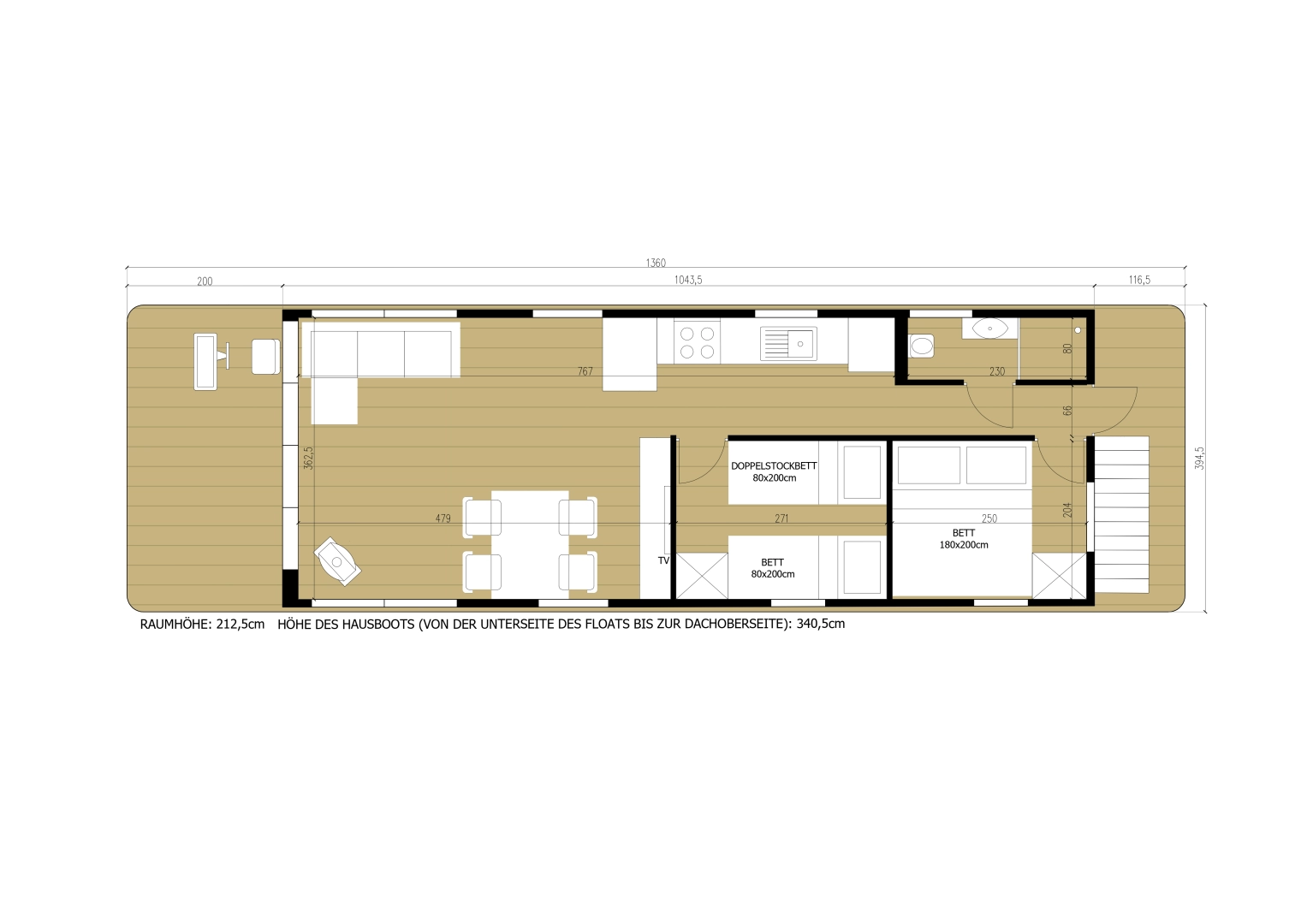 Verhuur Woonboot in Fürstenberg/Havel - WOMA Woma D13