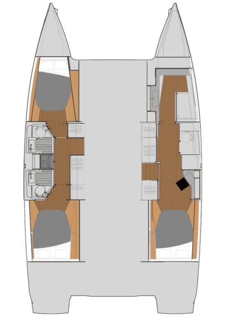 Verhuur Catamaran Fountaine Pajot met vaarbewijs
