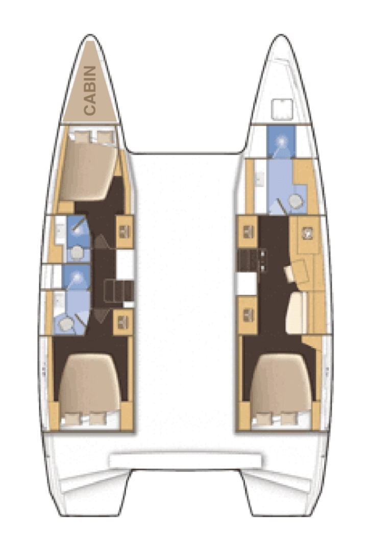 Huur een Lagoon Lagoon 42 in Road Town