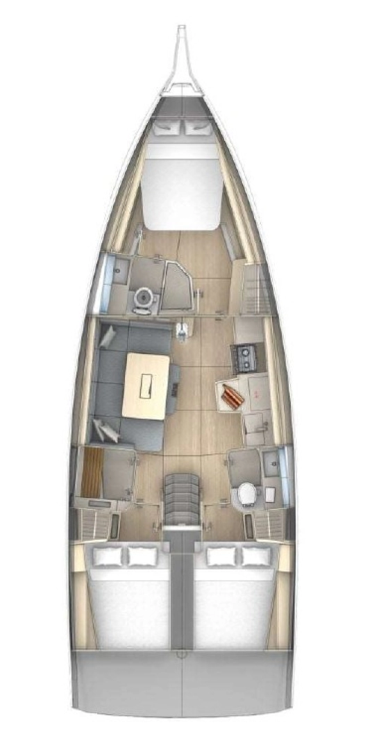 Huur een Dufour Dufour 41 in Road Town