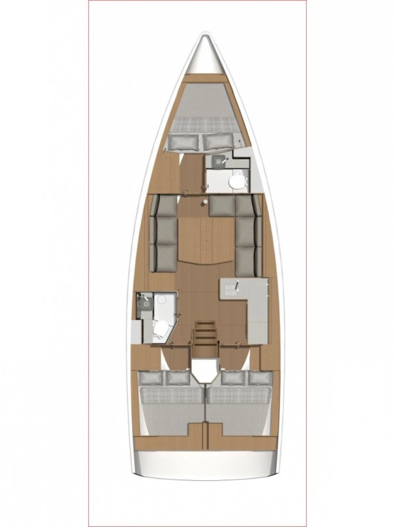 Huur een Dufour Dufour 390 GL in Biograd na Moru