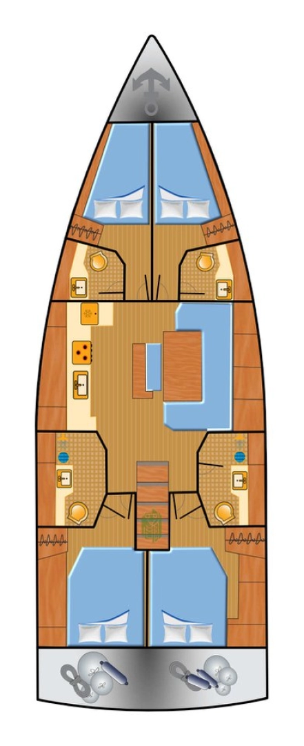 Verhuur Zeilboot Hanse met vaarbewijs