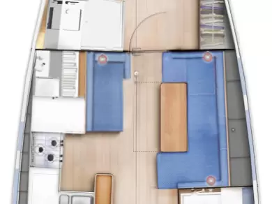 Verhuur Zeilboot in Benítses - Jeanneau Sun Odyssey 410