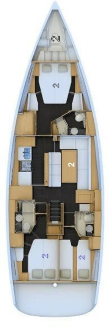 Verhuur Zeilboot Jeanneau met vaarbewijs