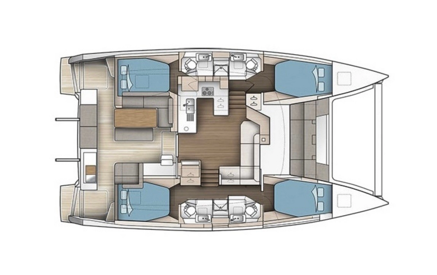 Fountaine Pajot Astrea 42 te huur van particulier of professional in Road Town