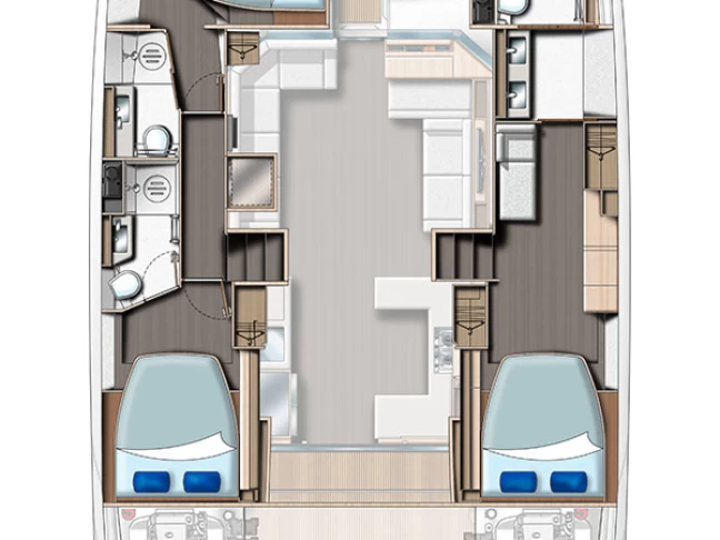 Jachthuur in Eden Island - Leopard Catamarans / Robertson & Caine Leopard 53 - OW via SamBoat