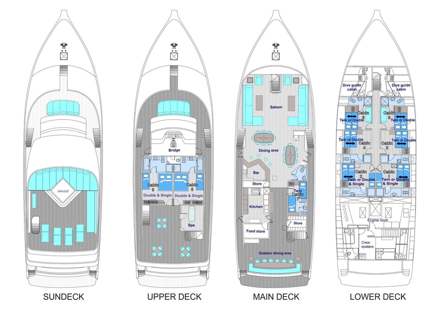 Jachthuur in Malé - Custom Made MY Honors Legacy via SamBoat