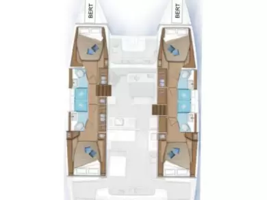 Verhuur Catamaran Lagoon met vaarbewijs