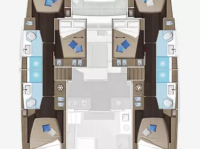 Verhuur Catamaran in Road Town - Lagoon Lagoon 51