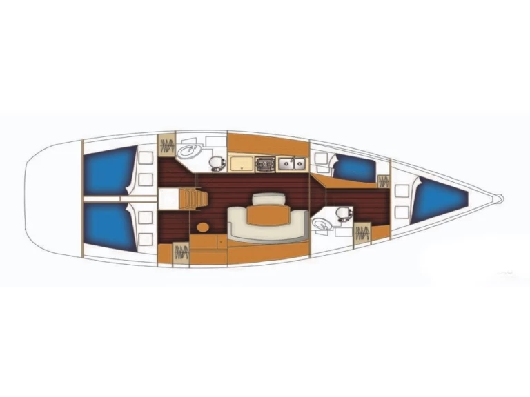 Huur Zeilboot met of zonder schipper Bénéteau in Salamína