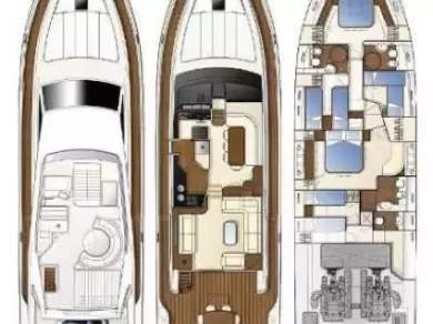 Verhuur Jacht Ferretti met vaarbewijs