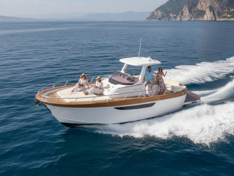 Verhuur Motorboot Gozzo met vaarbewijs