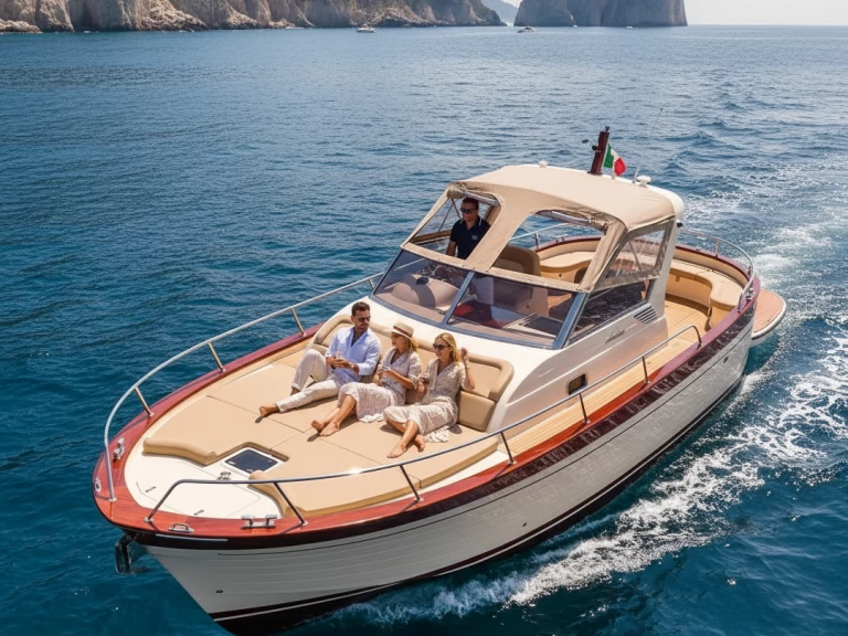 Verhuur Motorboot in Sorrento - Gozzo Jeranto 8 Open