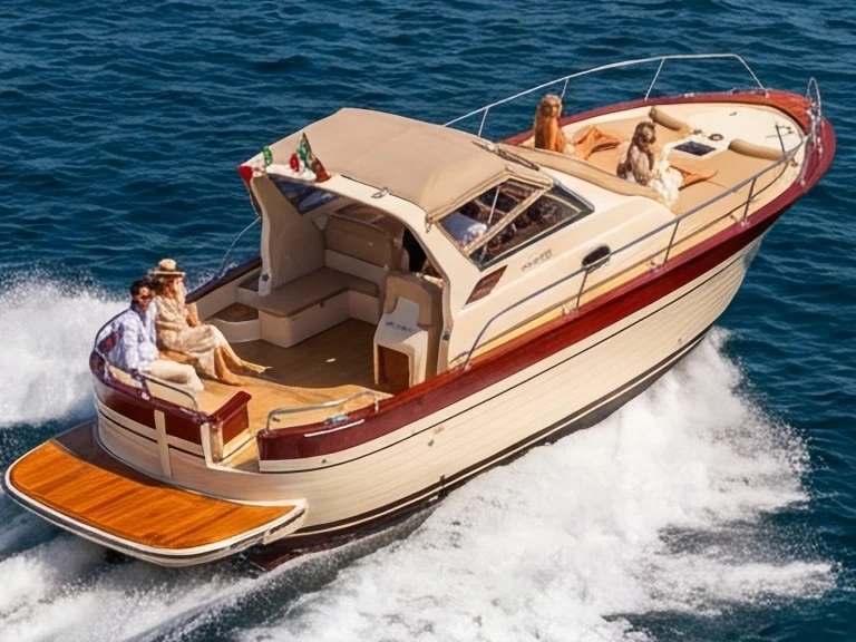 Verhuur Motorboot Gozzo met vaarbewijs